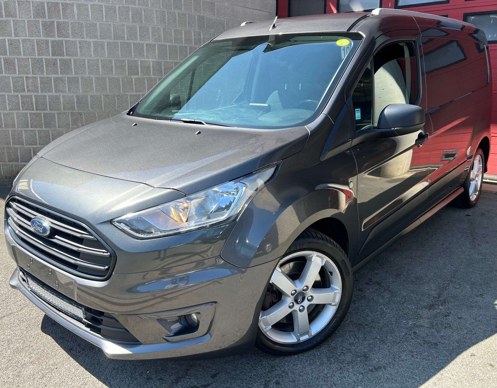 Ford Transit Connect 1.5 TDCi (8.636€ HTVA)LONG CHÂSSIS +, Argent ou Gris, Achat, Alarme, Euro 6