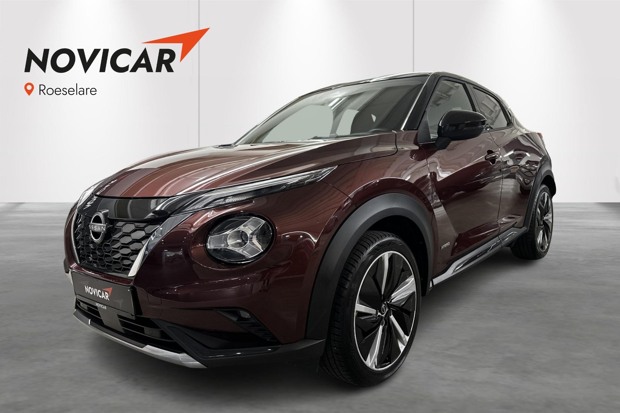 Nissan Juke 1.6i Hybrid N-Design - AUTO + GPS + CAMERA, Auto's, Stof, Gebruikt, 4 cilinders, 105 kW