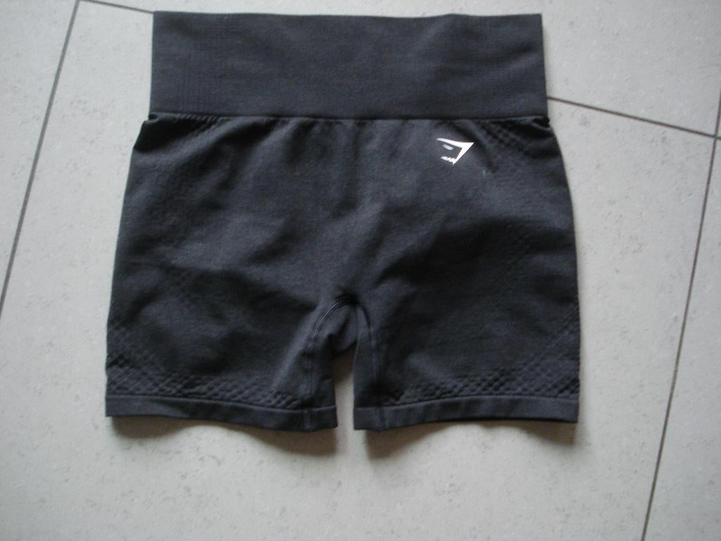 Stretch aansluitende broek, dames/meisjes. mt M, Ophalen of Verzenden, Gedragen, Maat 38/40 (M), Zwart