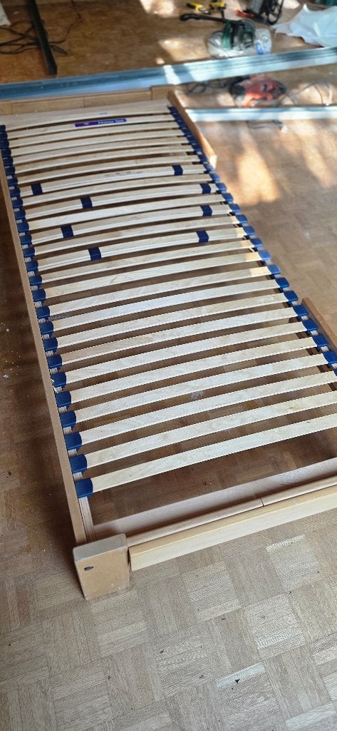 Bed, Ophalen, Zo goed als nieuw, 80 cm, 200 cm