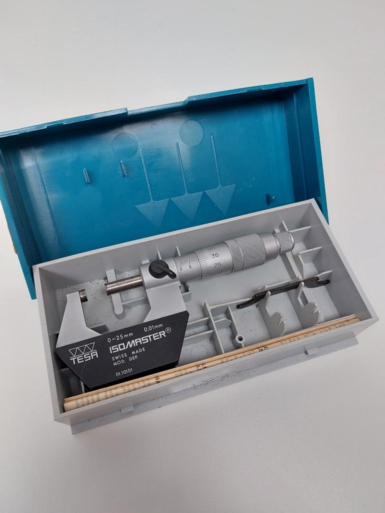 Micrometer tesa, Ophalen