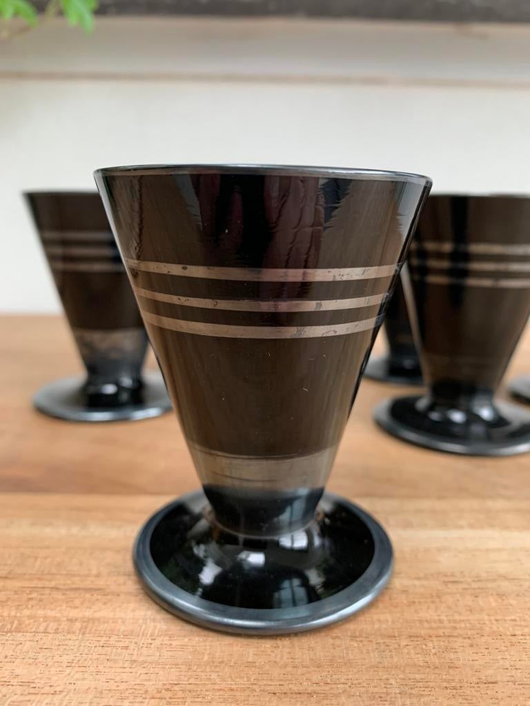 Art decor glaasjes  jaren 1930, Ophalen, Zo goed als nieuw