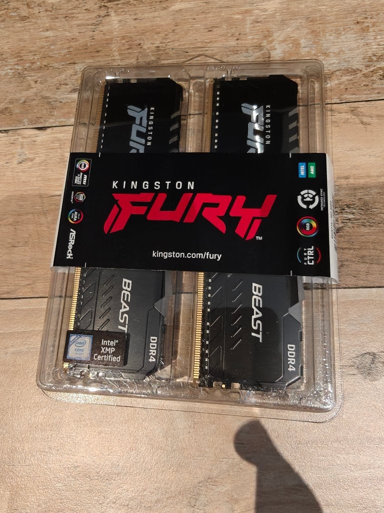 Kingston Fury DDR4 2x8GB 3200, Computers en Software, RAM geheugen, DDR4, Nieuw, Ophalen of Verzenden, Desktop