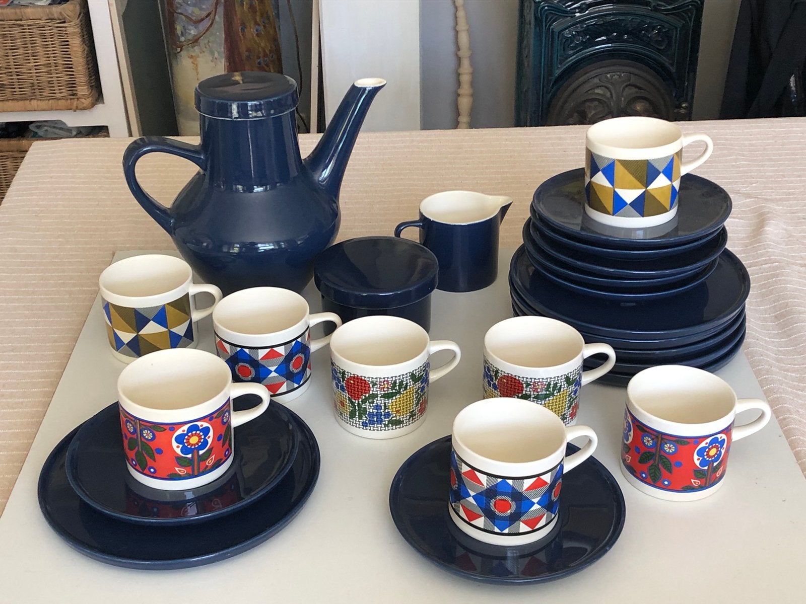 Vintage servies koffie Melitta, Antiek en Kunst, Ophalen