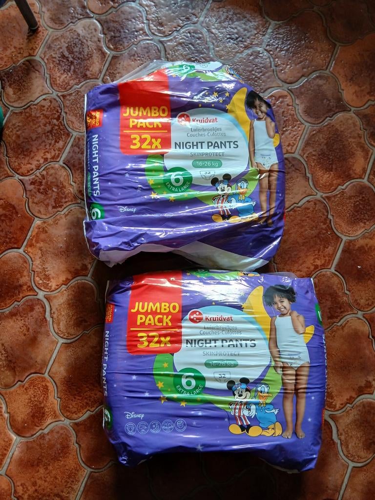 Pampers kruidvat nacht broek maat 6 extra large, Ophalen