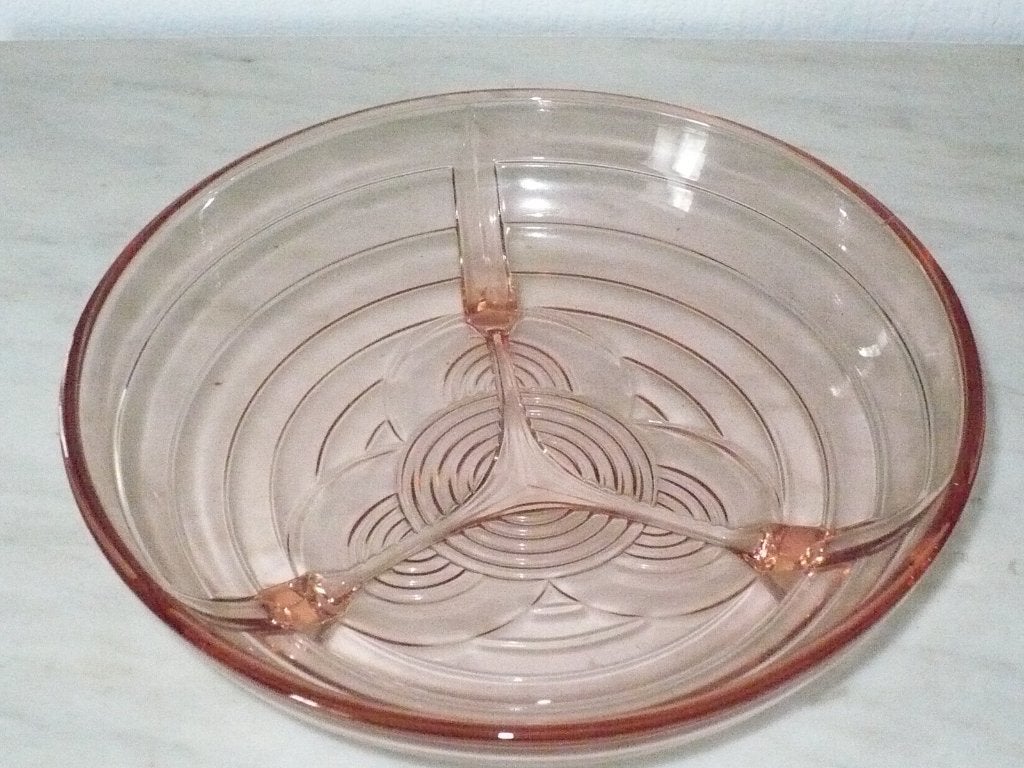coupe art deco/luxval/val saint lambert/1935, Antiquités & Art, Enlèvement ou Envoi