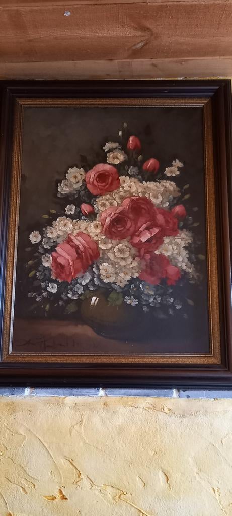 2 schilderijen bloemen, Enlèvement ou Envoi
