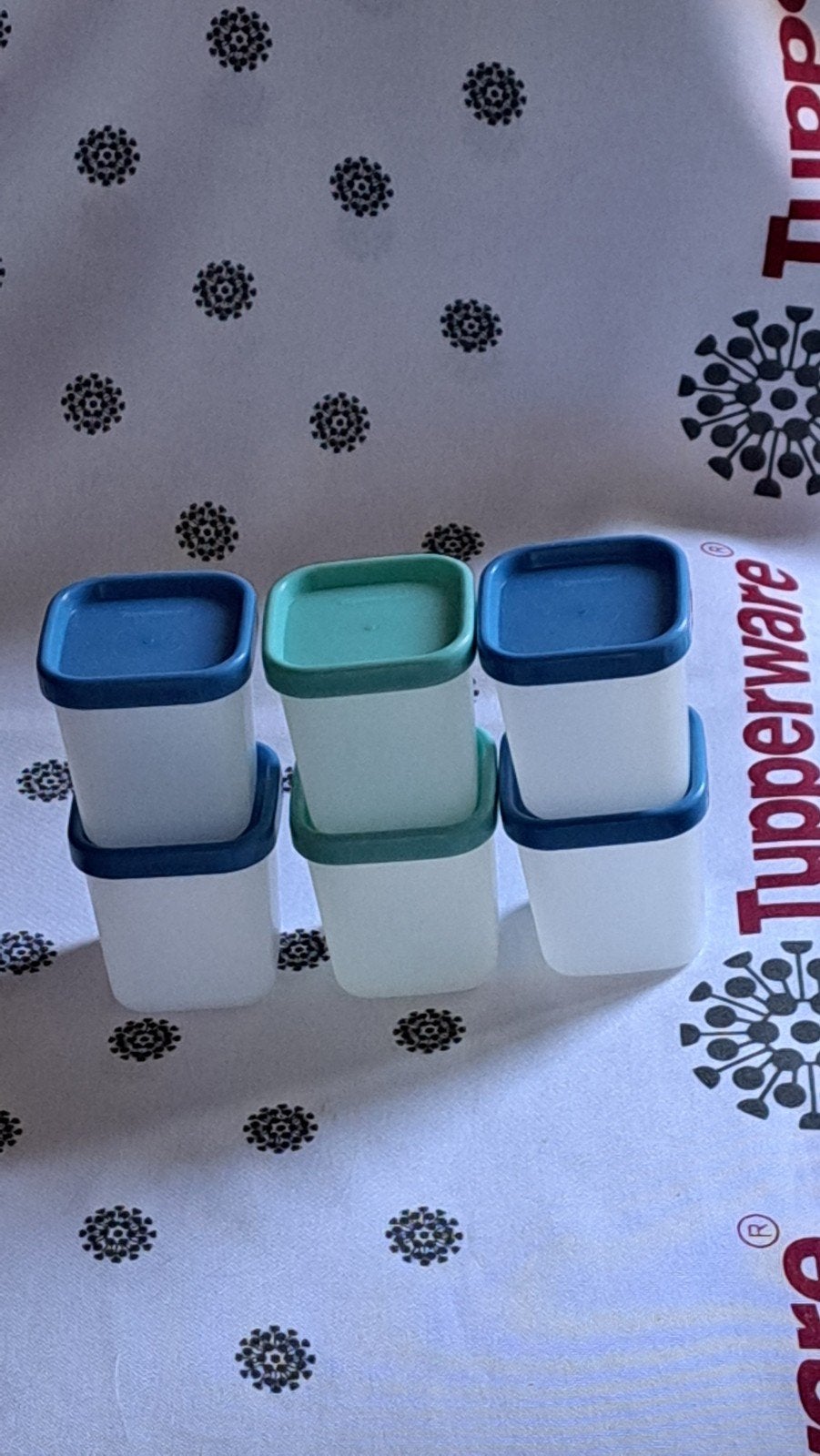 6 nouvelles boîtes de congélation Tupperware de 80 ml, Envoi, Neuf
