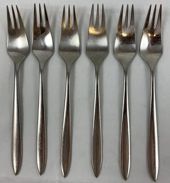 Gero Zildura 750 Festi Bestek 6 Vorken 20,5cm Vintage, Huis en Inrichting, Verzenden, Zo goed als nieuw, Bestekset, Inox of Chroom