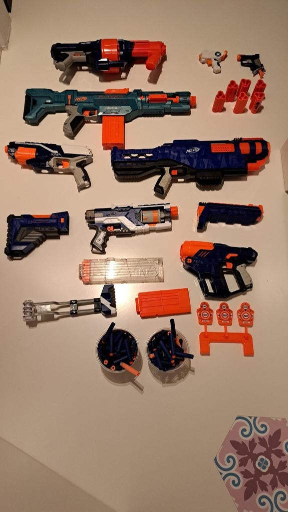 Nerf, Verzamelen, Ophalen