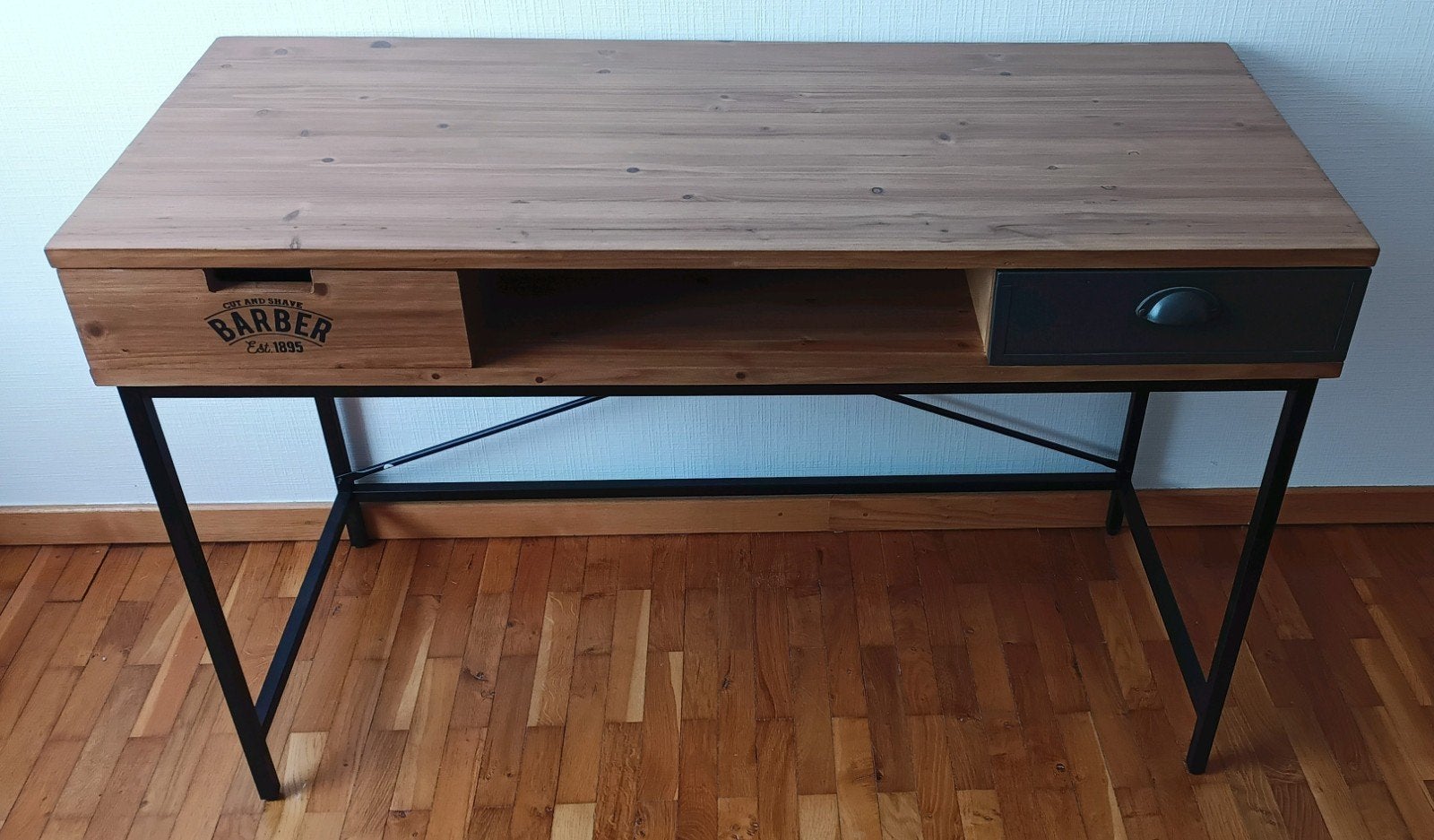 Bureau pin et métal "Maisons du monde", Autres marques, Autres types, 120 cm, 50 cm