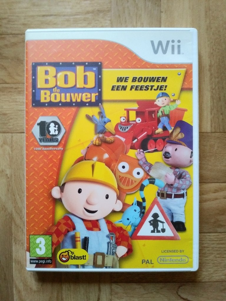 Bob de bouwer, we bouwen een feestje voor Wii of Wii u, Puzzel en Educatief, Ophalen of Verzenden, Zo goed als nieuw, Eén computer