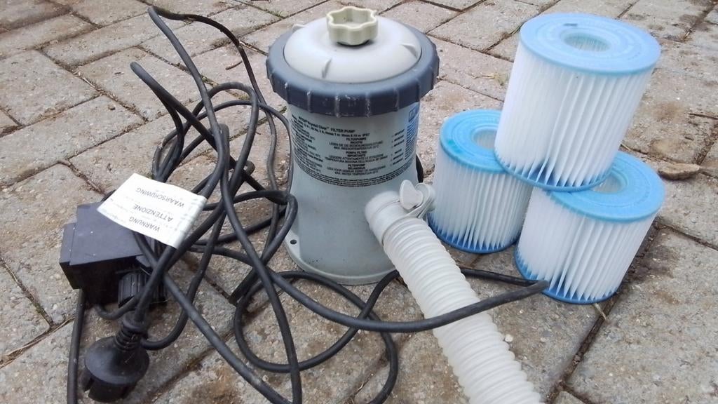 Intex filterpomp zwembad, Tuin en Terras, Ophalen, Zo goed als nieuw, Filter