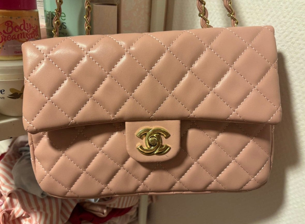 Chanel tas roze, Handtassen en Accessoires, Verzenden, Zo goed als nieuw, Roze