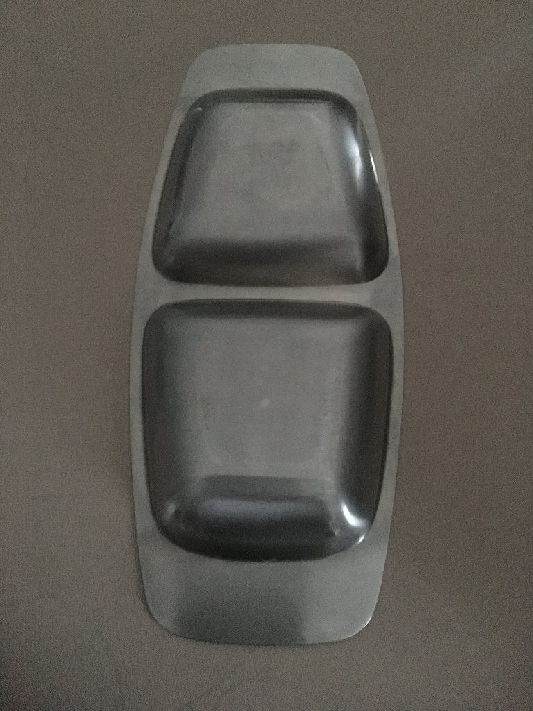 SCHOTELTJE IN INOX IN ZEER GOEDE STAAT, Ophalen of Verzenden, Zo goed als nieuw, Inox, Overige typen