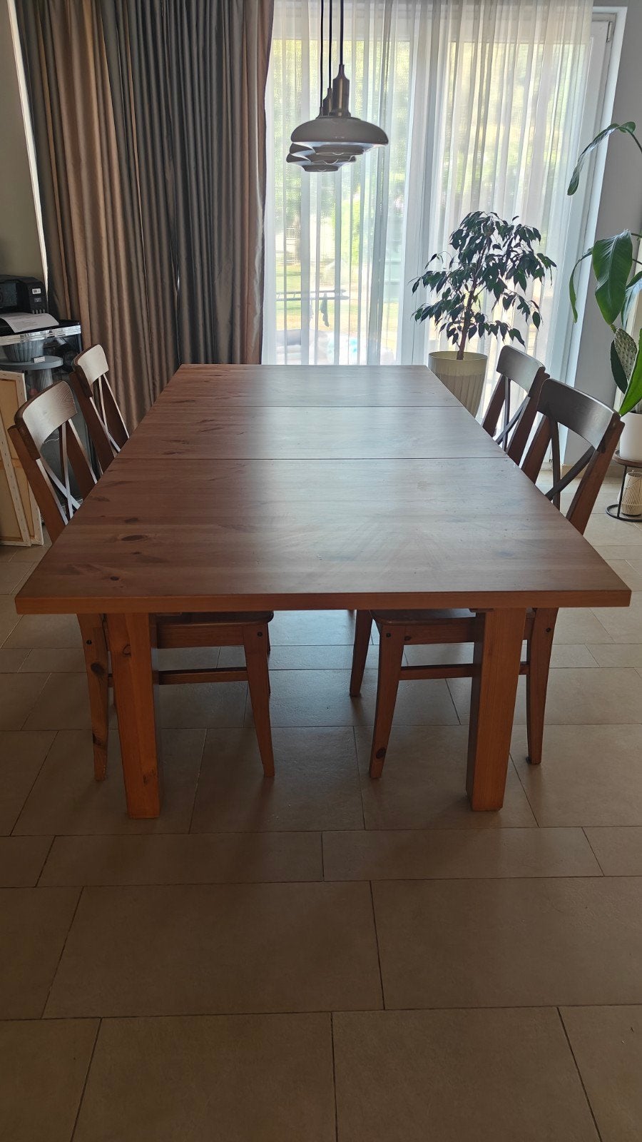 Table IKEA STORNÄS + 6 chaises, Maison & Meubles, Tables | Tables à manger, 150 à 200 cm, Cinq personnes ou plus, Comme neuf, Enlèvement