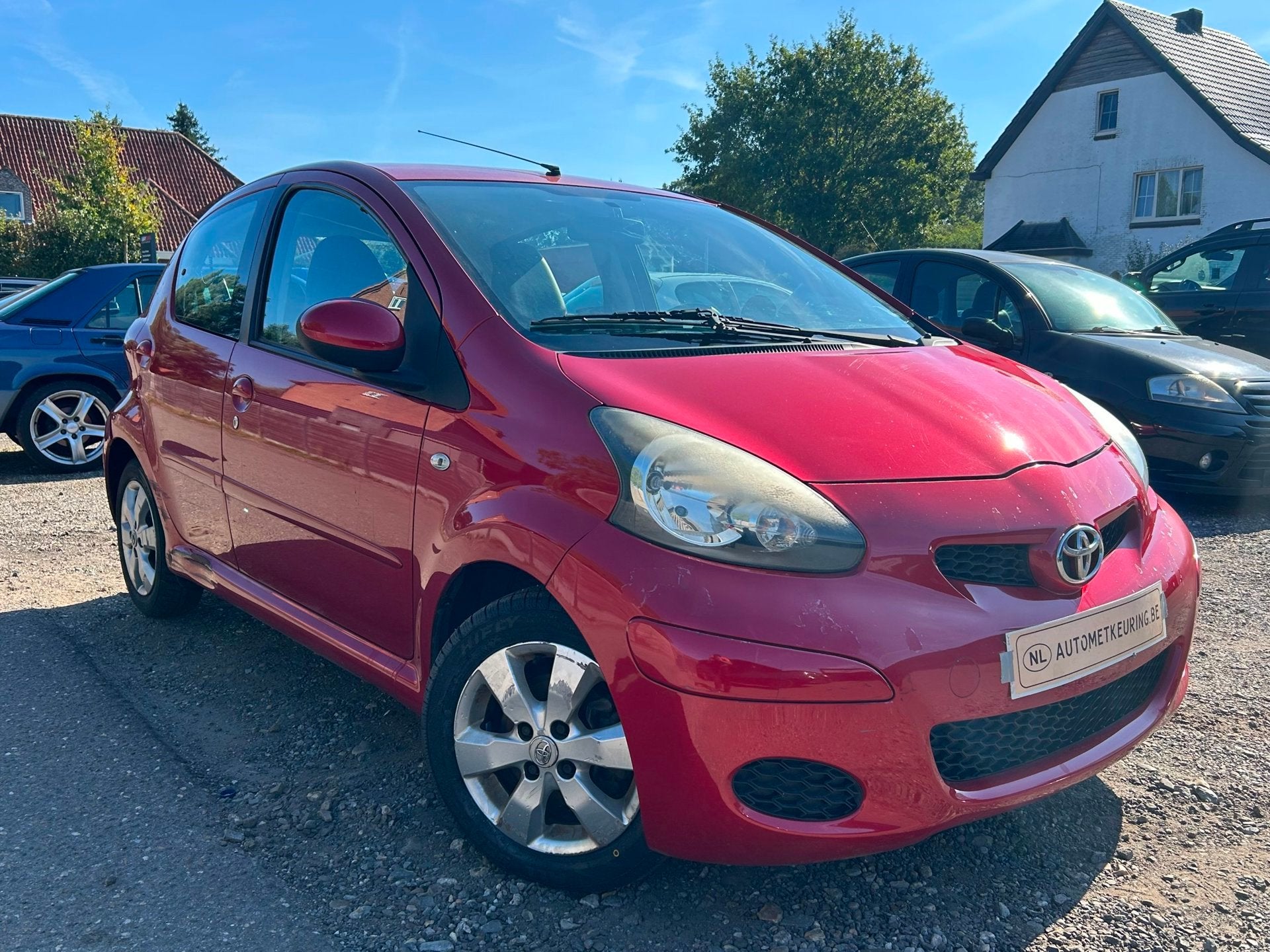 Toyota Aygo 2011 Airco 1.0 Benzine, Autos, Achat, Entreprise, Boîte manuelle, Alcantara