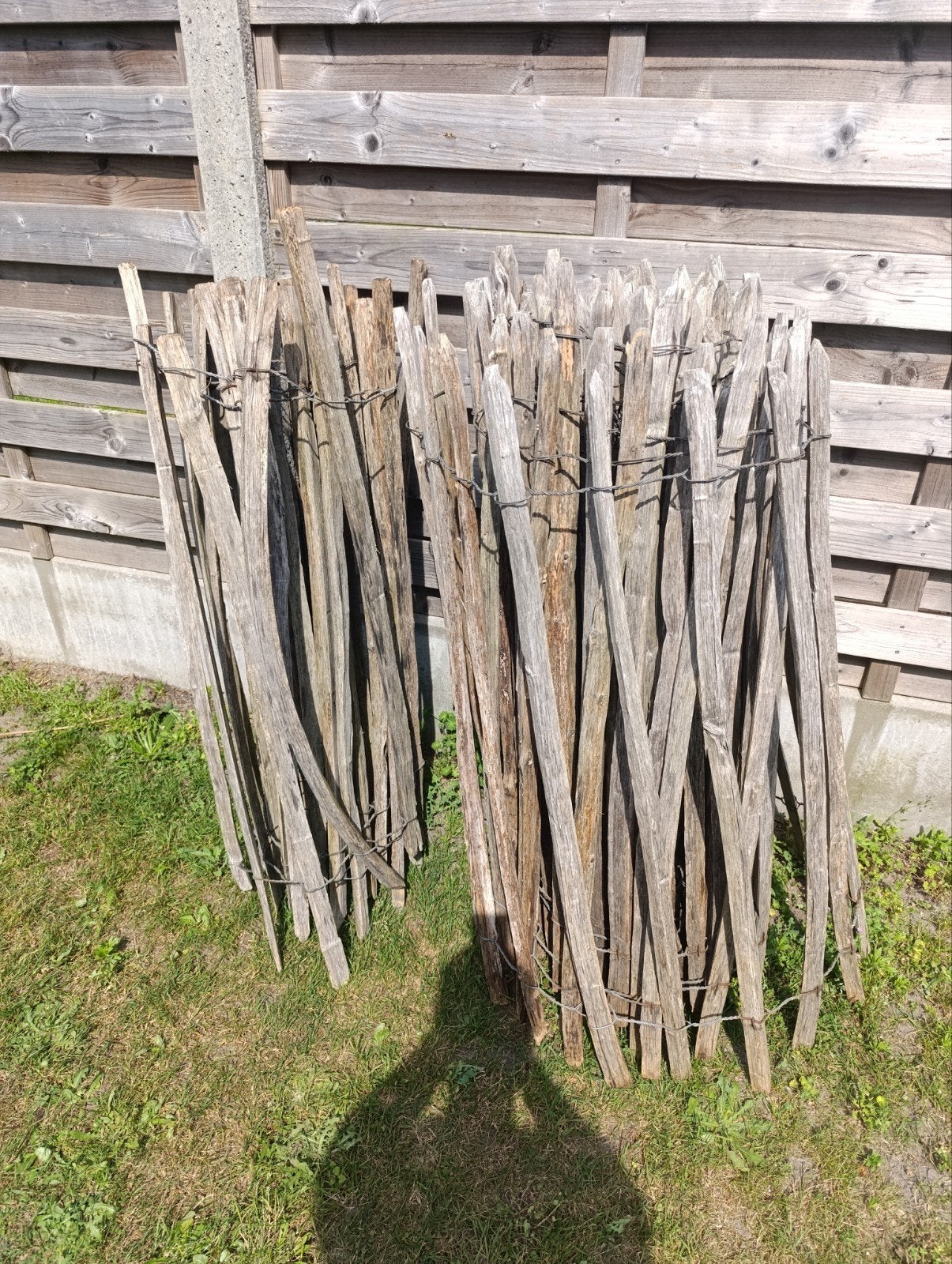 omheining kastanje hout, Tuin en Terras, Ophalen, Hout
