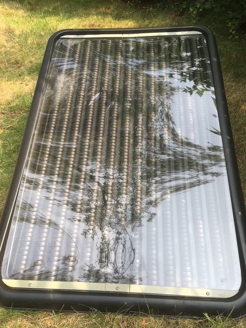 zwembadverwarming solar paneel, Ophalen, Zo goed als nieuw, Verwarming