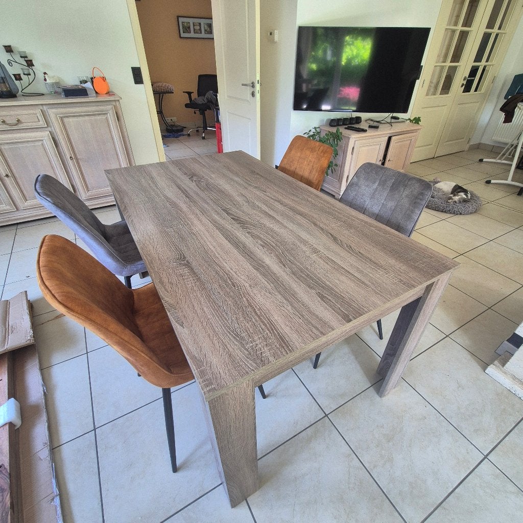 Table de salle à manger, Maison & Meubles, Tables | Tables à manger, 150 à 200 cm, Cinq personnes ou plus, Enlèvement, Utilisé