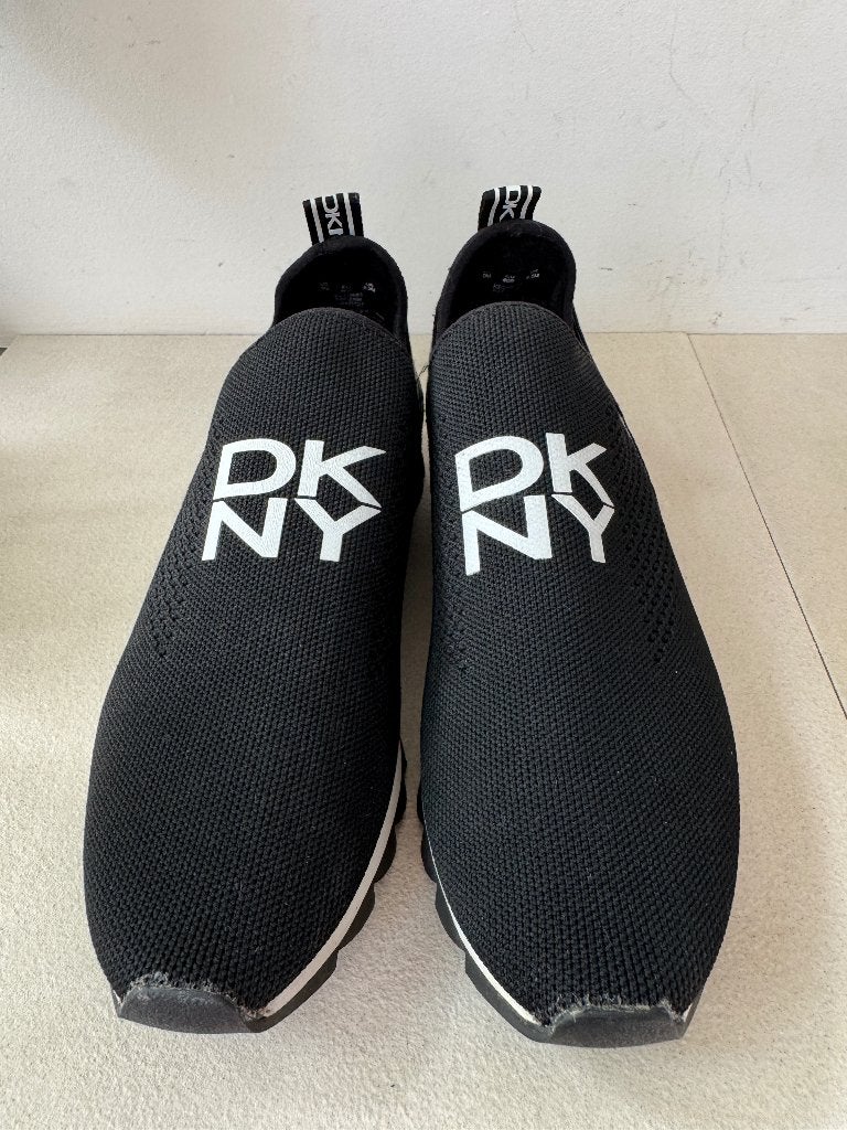 DKNY Zwarte Sock Sneakers Maat 40 Slip On Instappers, Kleding | Dames, Ophalen, DKNY, Zo goed als nieuw, Instappers