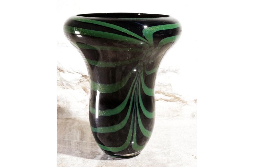 Grote Leerdam Unica Glasvaas Vilma Henkelman 1989, Ophalen