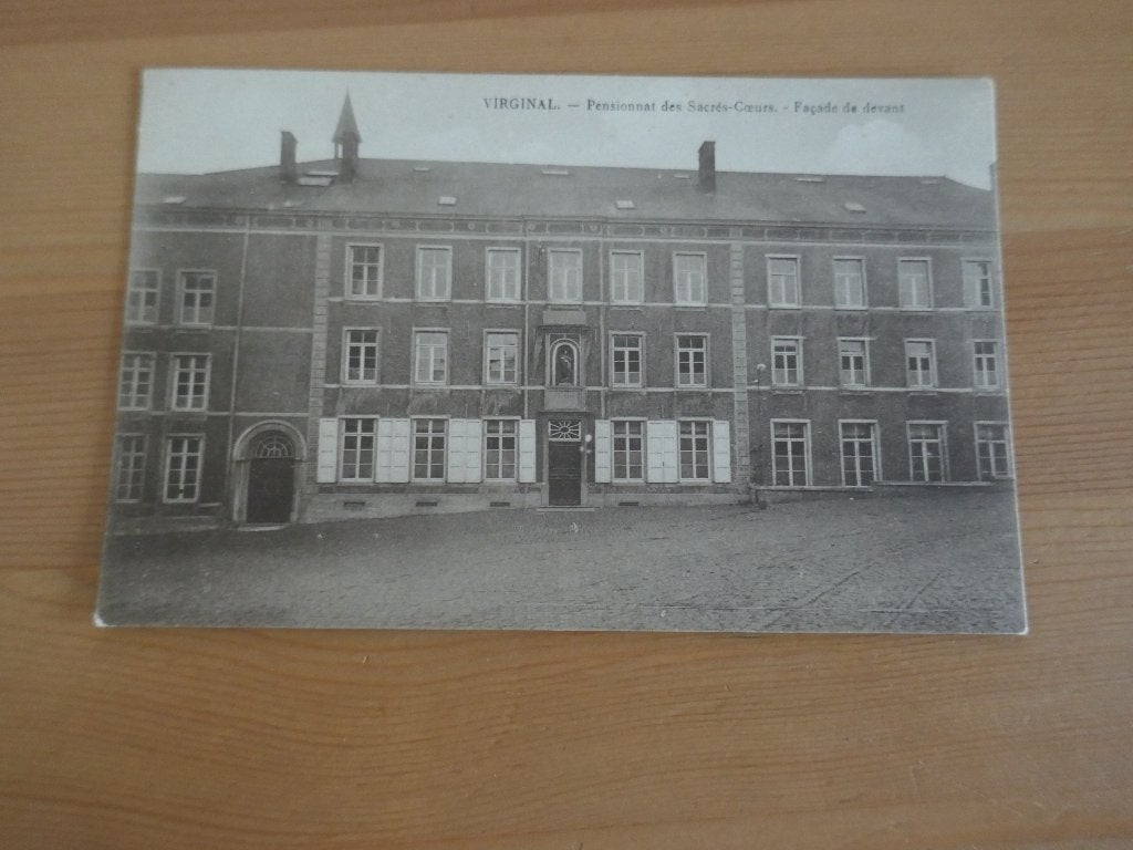 ittre virginal pensionnat des sacrés-coeurs façade de devant, Envoi, Non affranchie, Brabant Wallon
