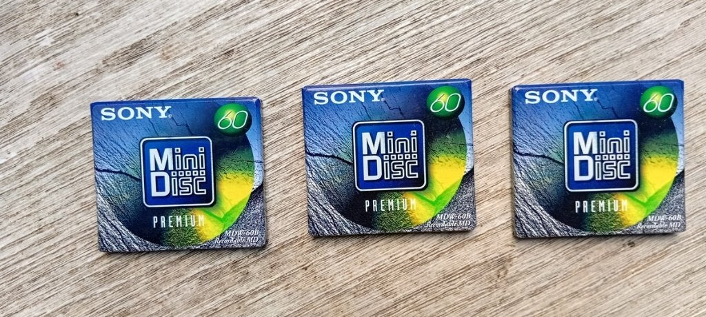 Nieuwe Minidiscs Sony, 3 stuks, Enlèvement, Enregistreur MiniDisc