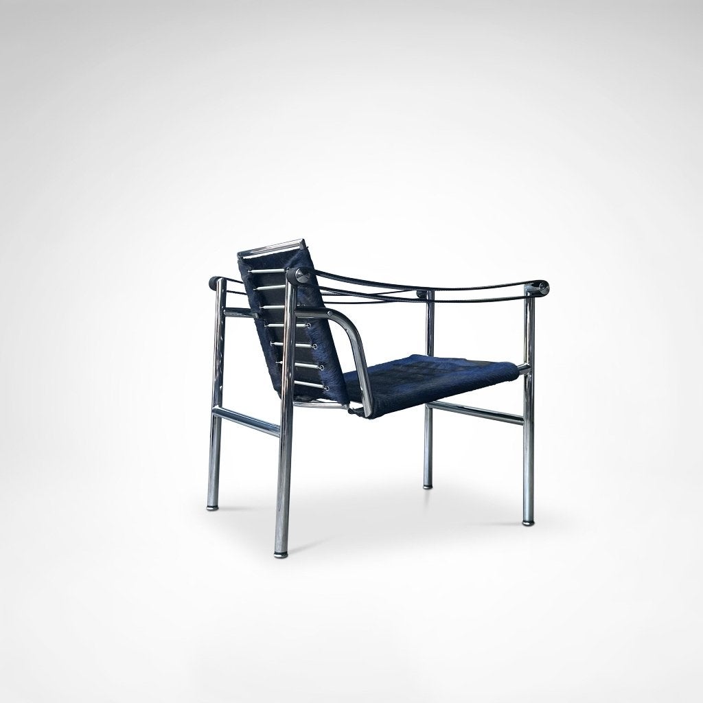 LC1 fauteuil | Le Corbusier | Cassina | jaren 80 | ponyskin, Huis en Inrichting, Ophalen, Gebruikt, Overige kleuren, Leer