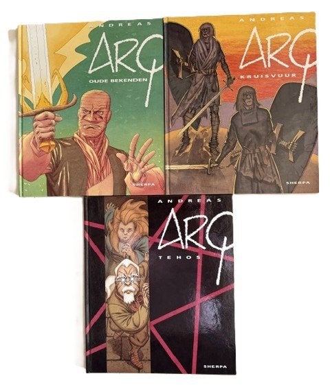 Andreas Arq 8,9 en 10 HC 2005 Sherpa, Boeken, Nieuw, Ophalen of Verzenden, Andreas, Meerdere stripboeken
