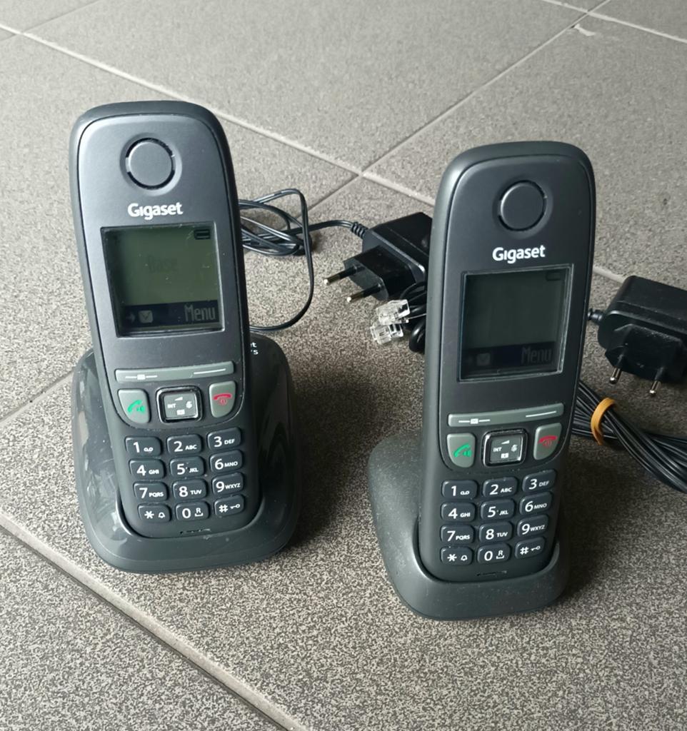 2 Téléphone combiné Gigaset A475H pour ligne fixe, Télécoms, Téléphones fixes | Combinés & sans fil, Enlèvement ou Envoi