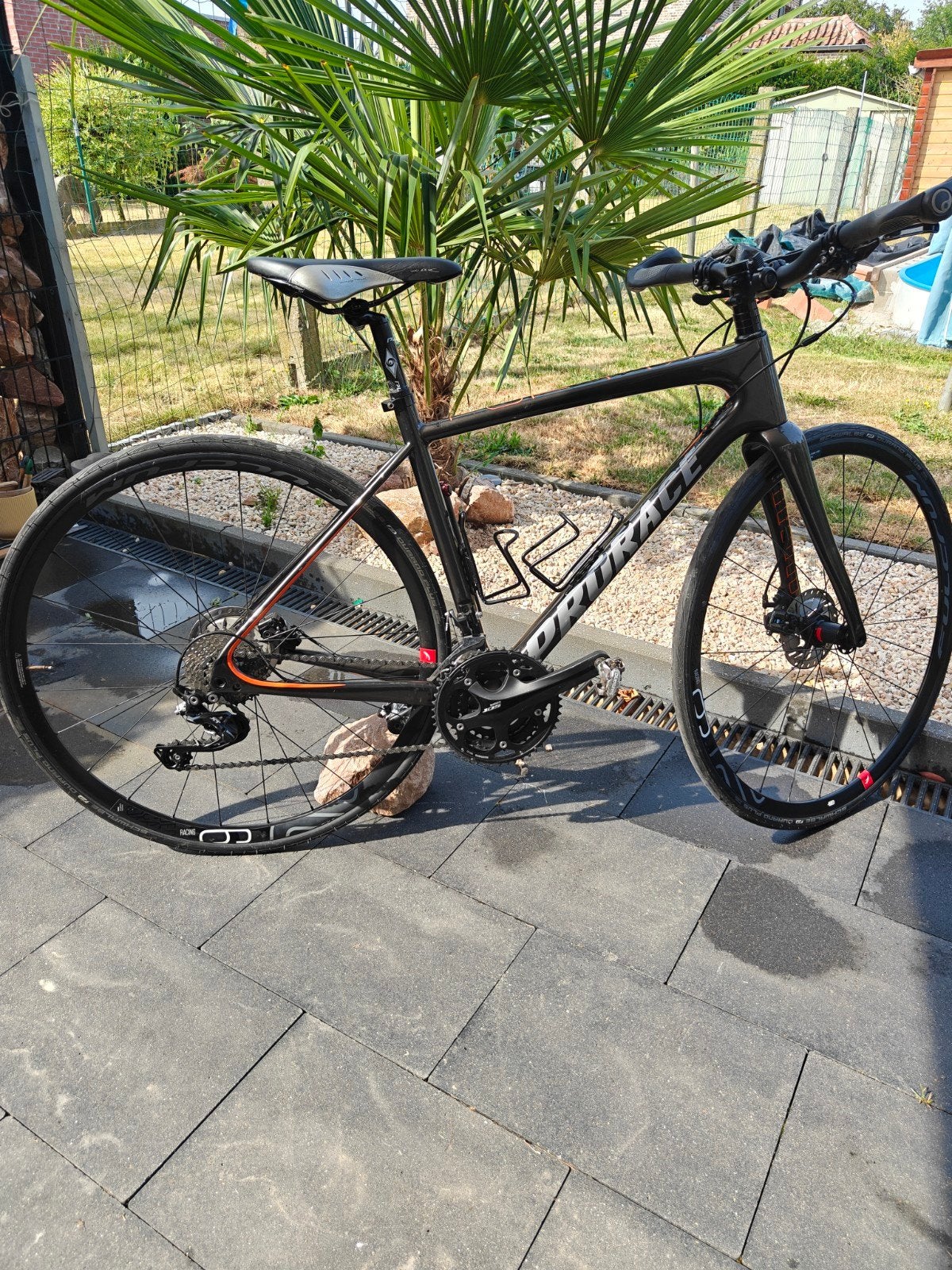 custom prorace carbon hybride fiets., Ophalen, Carbon
