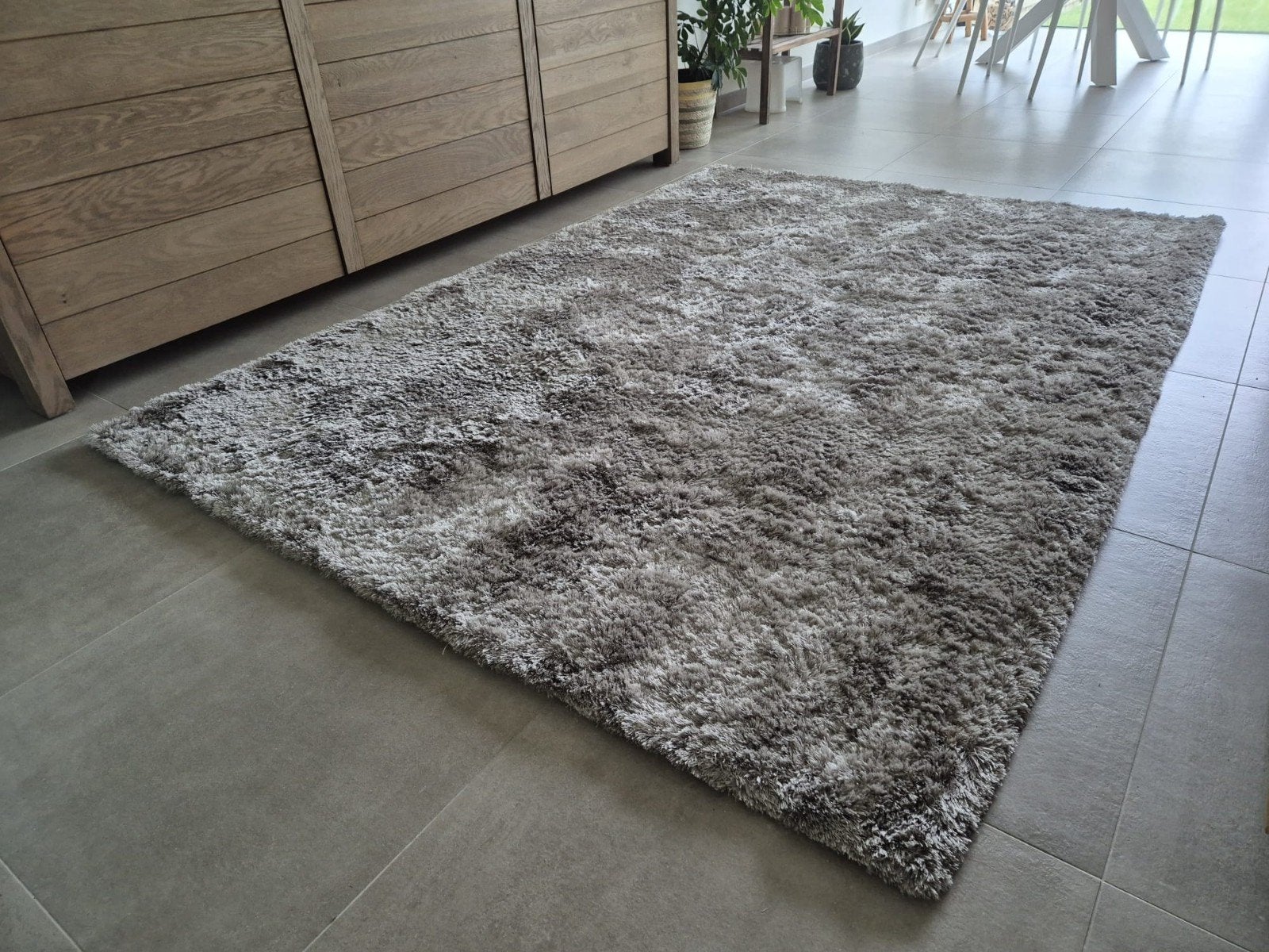Tapis Perletta Shaggy taupe — 160 x 230 cm, 200 cm ou plus, 150 à 200 cm, Comme neuf, Enlèvement