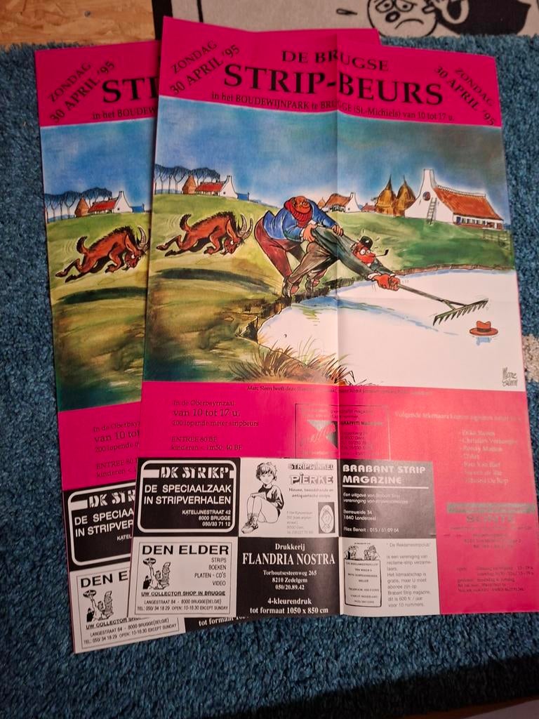 Poster Marc Sleen, Verzamelen, Ophalen of Verzenden