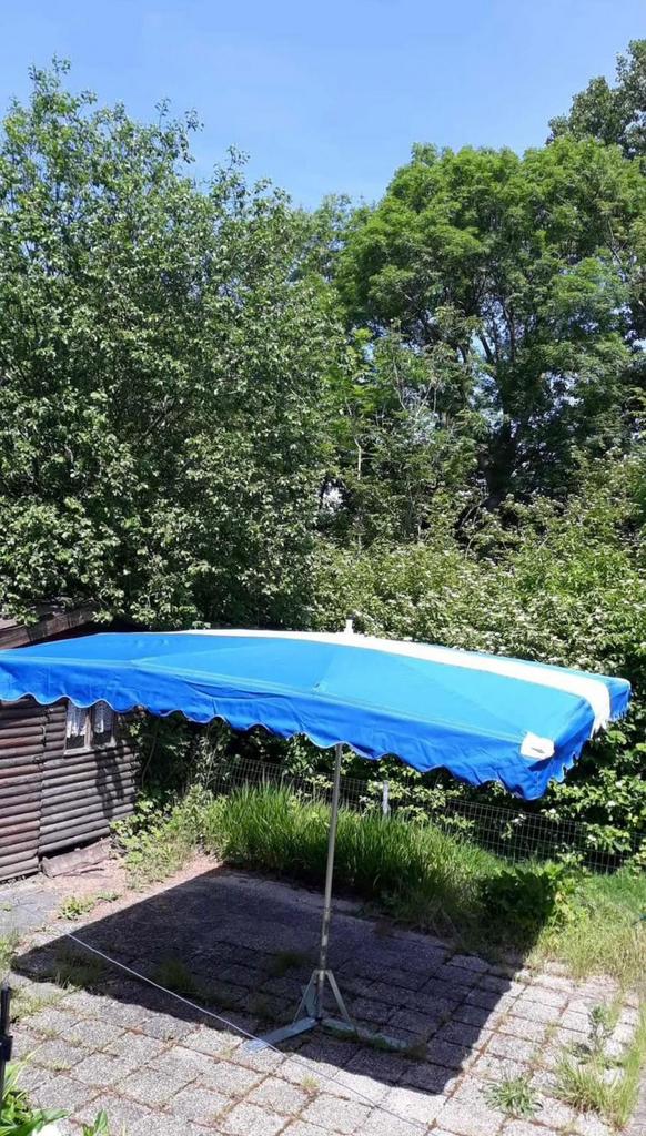 Professionele marktparasols bijna NIEUW, Ophalen, Zo goed als nieuw