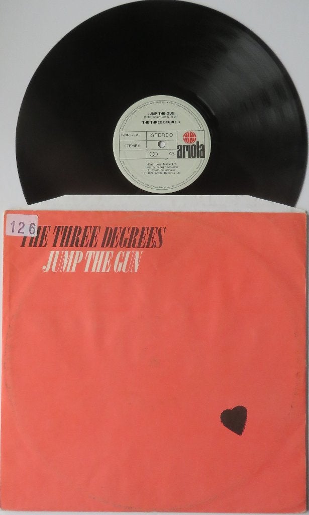 The Three Degrees - Jump the gun. Maxi, Cd's en Dvd's, Vinyl | Dance en House, Gebruikt, Ophalen of Verzenden, Disco, Overige typen