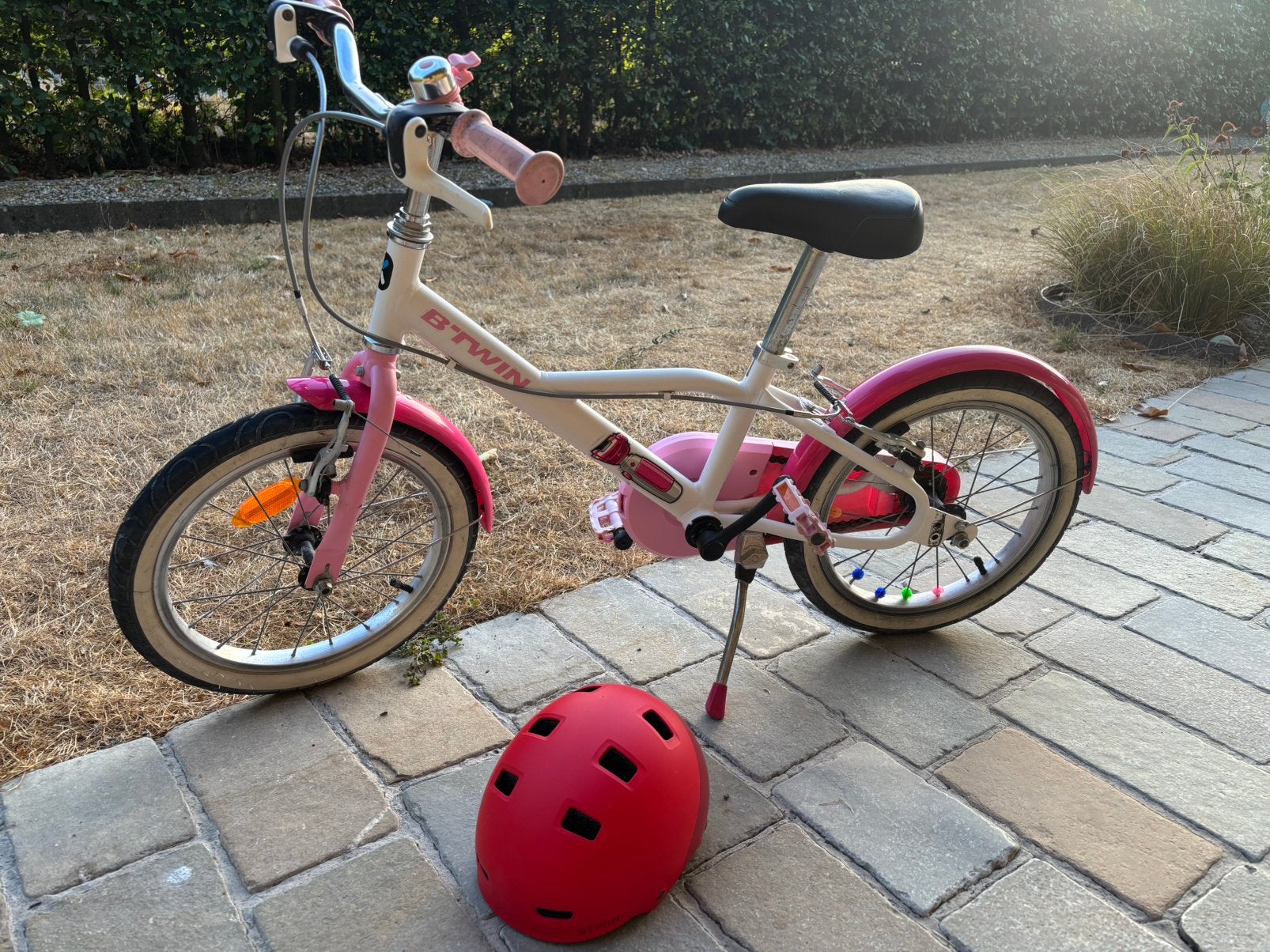 Kinderfiets 16 inch, Fietsen en Brommers, Fietsen | Kinderfietsjes, Ophalen, Zo goed als nieuw, Velgrem, 16 tot 20 inch
