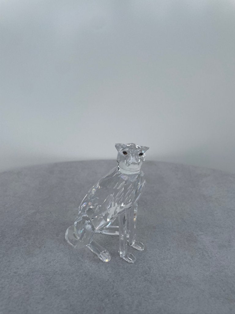 Swarovski Cheeta 183225 met doos & certificaat, Ophalen, Gebruikt, Figuurtje