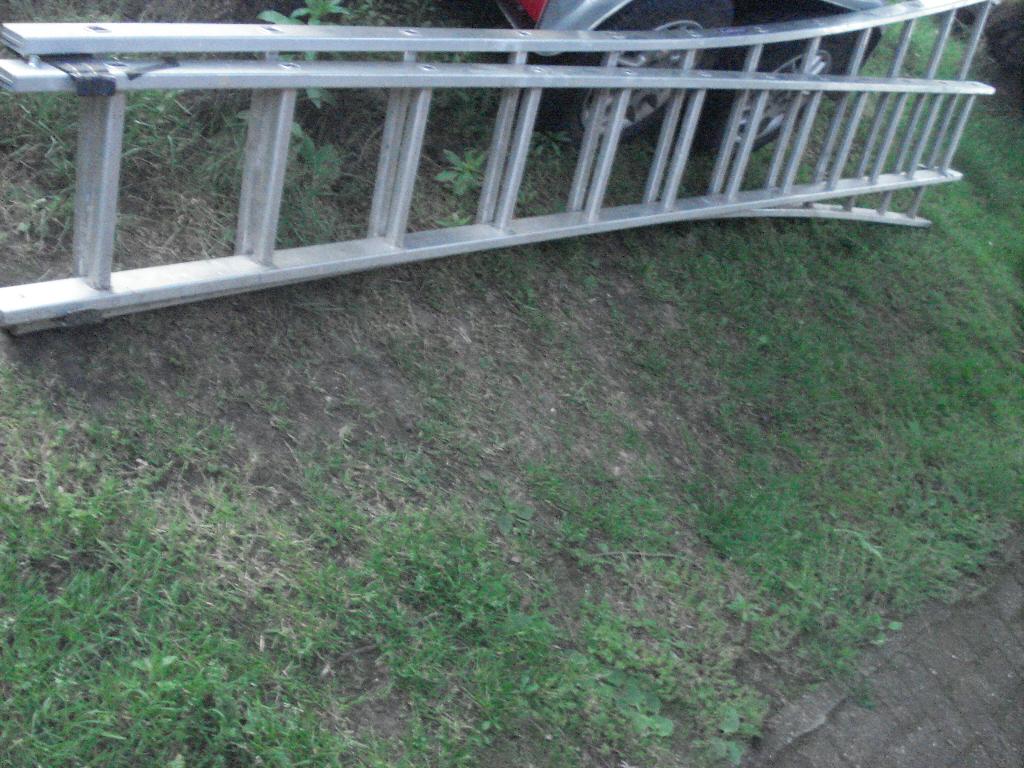 alu ladder, Ophalen, Zo goed als nieuw, Ladder, 4 meter of meer