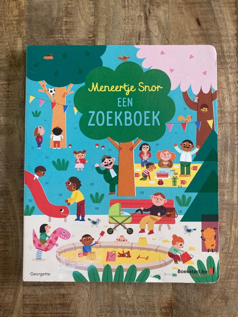 Kartonnen boek - Meneertje Snor een zoekboek - Boekstart, Boeken, Ophalen of Verzenden