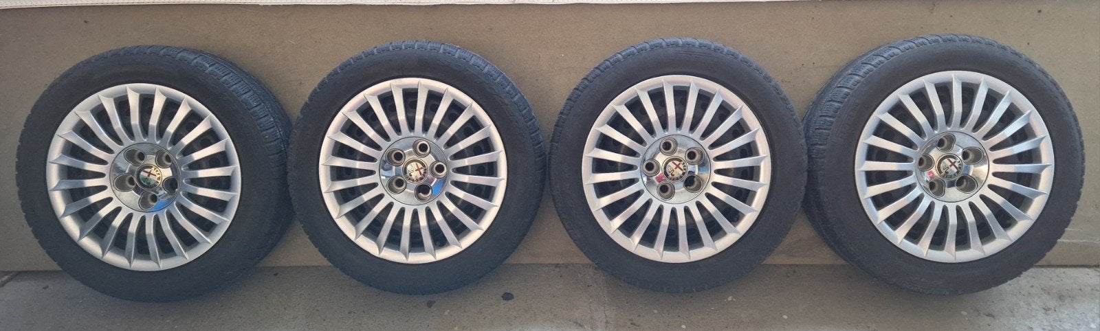 Kit hiver 16" Alfa Romeo Giulietta, Enlèvement