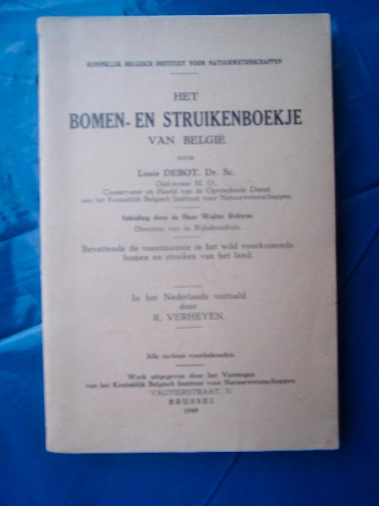 Het bomen-en struikenboekje van Belgie (1949 !), Livres, Enlèvement ou Envoi, Utilisé, Fleurs, Plantes et Arbres