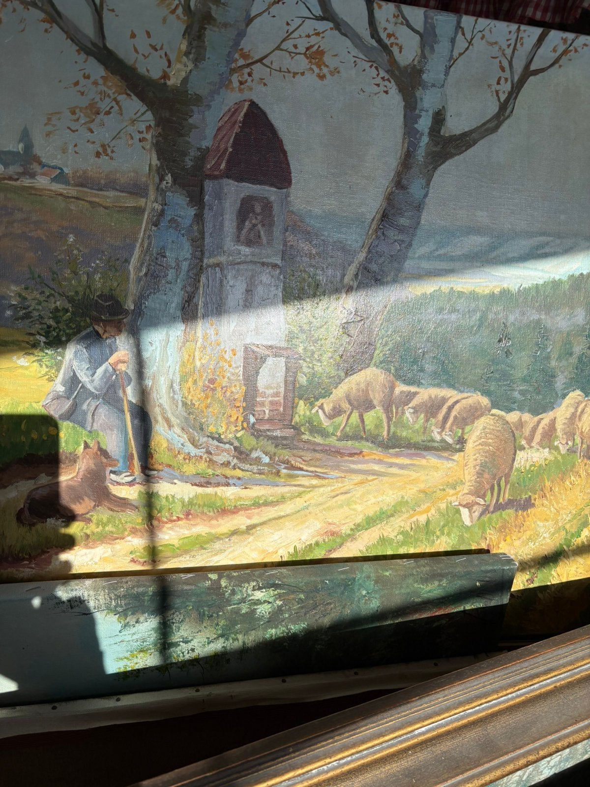 Schilderij, Enlèvement, Peinture à l'huile