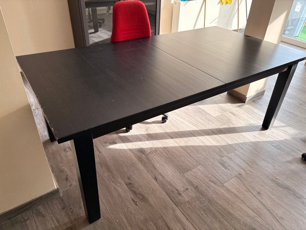 Gratis IKEA eettafel 202 x 105 cm, Huis en Inrichting, Ophalen, Gebruikt, 100 tot 150 cm, 200 cm of meer