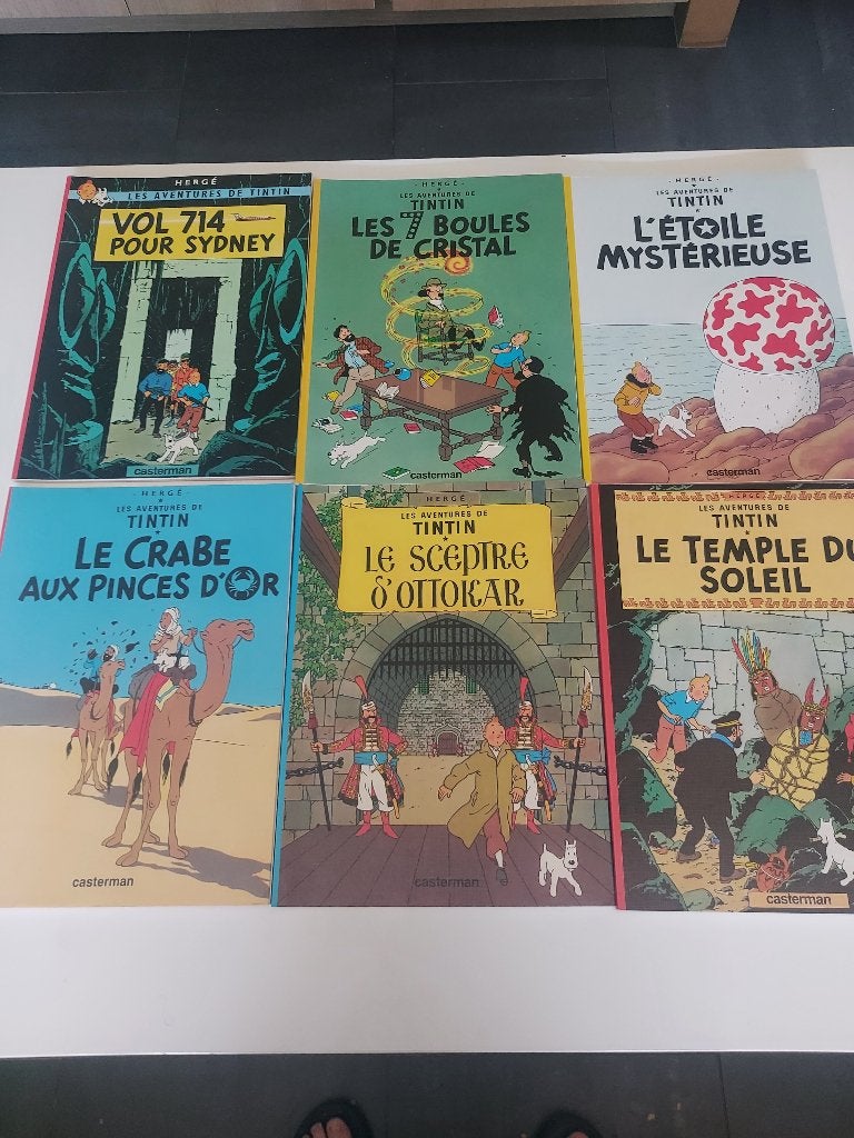 6 nieuwe franstalige kuifje strips, Boeken, Ophalen of Verzenden, Zo goed als nieuw