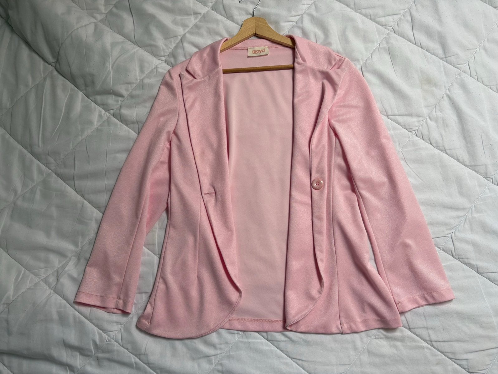 Ensemble blazer rose S, Enlèvement, Comme neuf, Taille 36 (S)