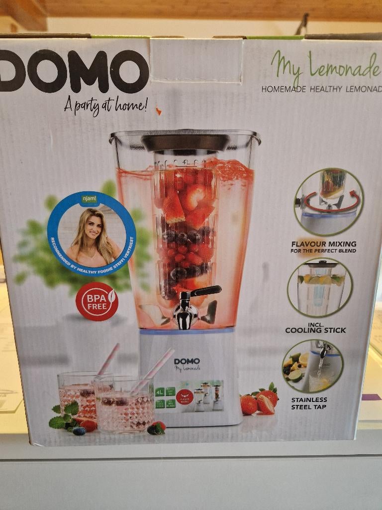 Drankdispenser DOMO, Elektronische apparatuur, Ophalen, Nieuw, Elektrisch, Slowjuicer