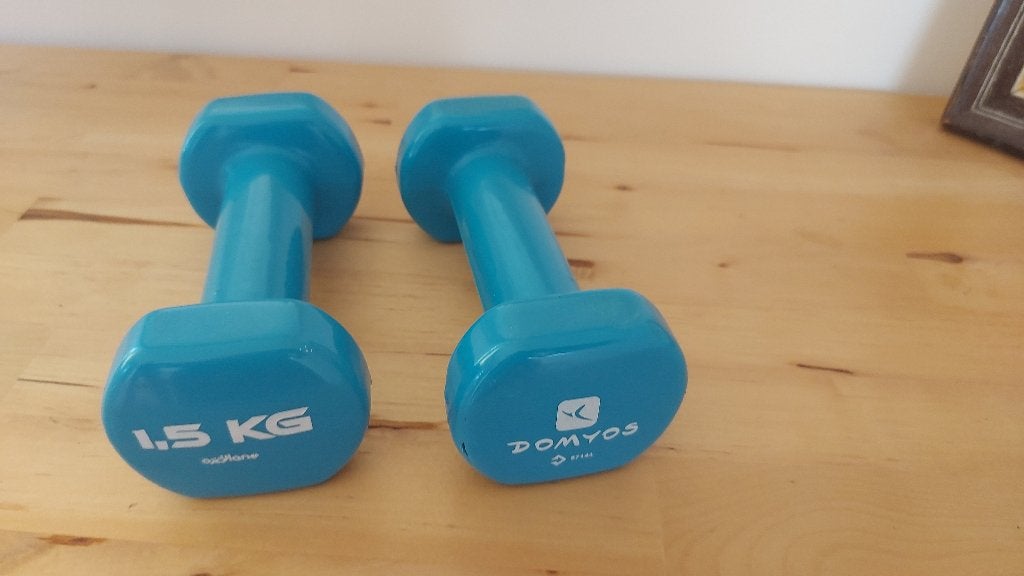 ensembles de poids 1kg  / 1.5kg /  briques de calage, Sports & Fitness, Yoga & Pilates, Enlèvement, Comme neuf, Accessoire de yoga