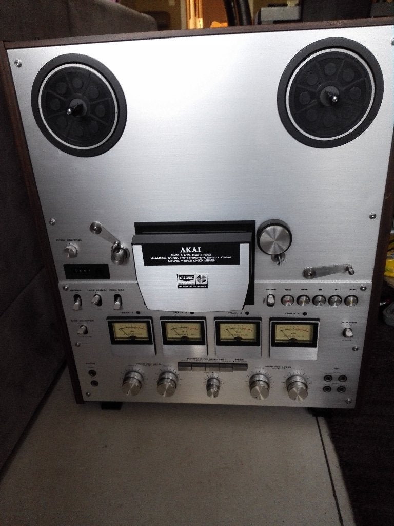 AKAI GX630D SS/stereo en quadro ,4 track/in nieuwe staat, TV, Hi-fi & Vidéo, Enlèvement, Magnétophone