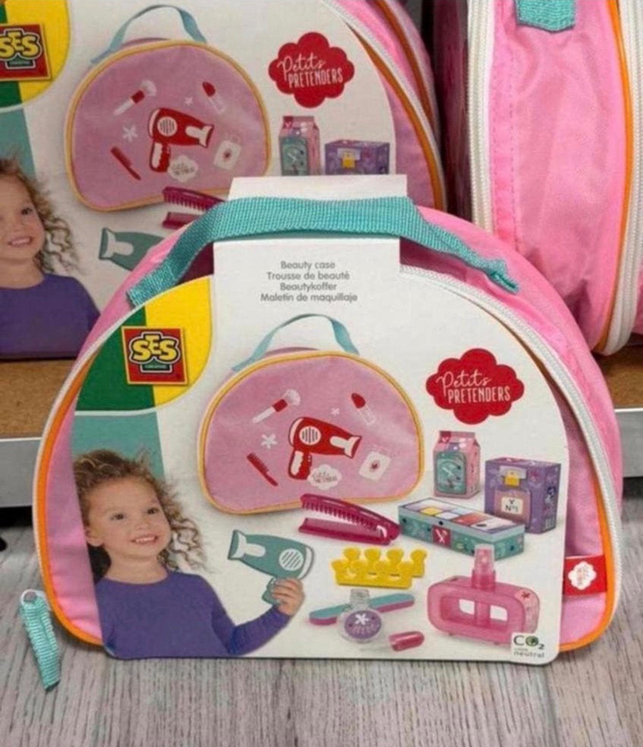 SES - Trousse de beauté sèche-cheveux, peigne, brosse, jouet, Enlèvement ou Envoi, Neuf, Garçon ou Fille